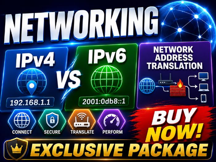 Networking | IPv4 vs IPv6 | Network Address Translation | Computer Science