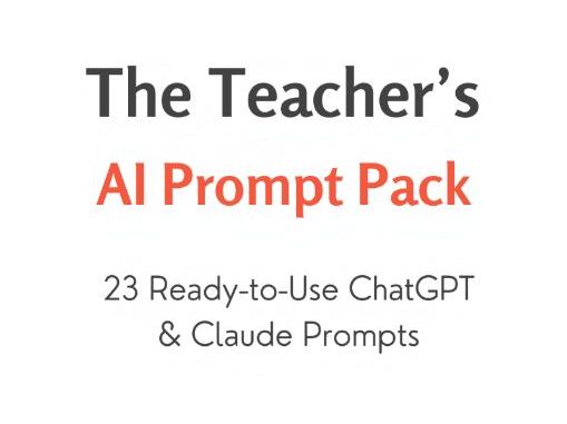 AI Prompts for Teachers — Time-Saving Pack