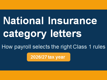 Payroll Computations - National Insurance Letter Categories - Revision