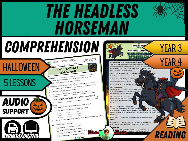 The Headless Horseman | Reading Comprehension | Year 2/3