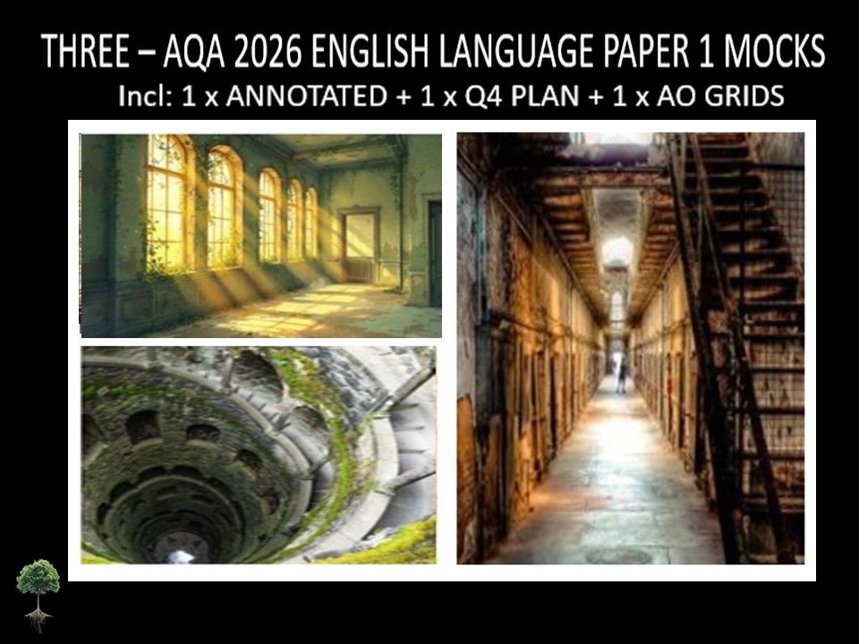THREE - AQA PAPER 1 | 2026 FULL MOCKS | ANNOTATED | Q4 PLAN | AO GRIDS