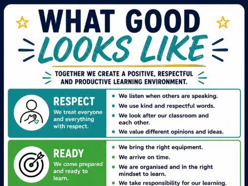 What good looks like - behaviour expectations