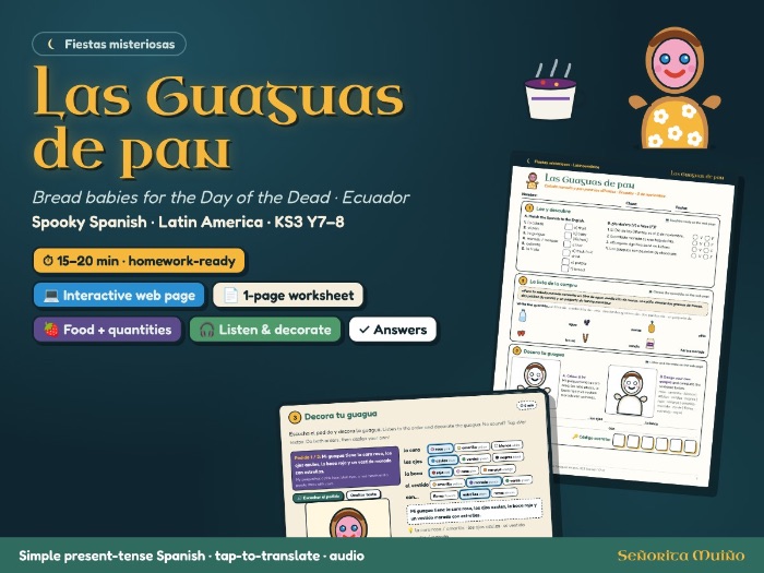 Spooky Spanish: Day of the Dead Bread Babies
