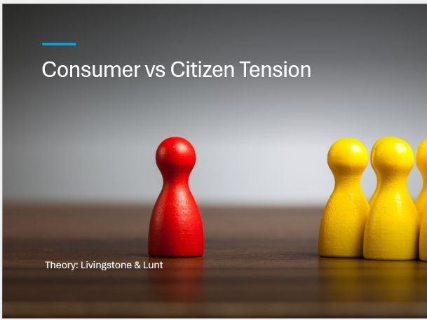 Livingstone and Lunt - Regulation