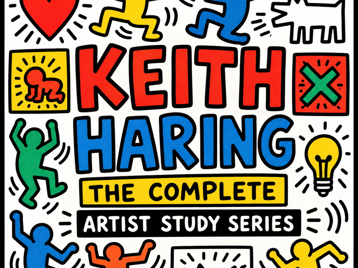 Keith Haring KS3 Art Mega Bundle | Complete Artist Study Series