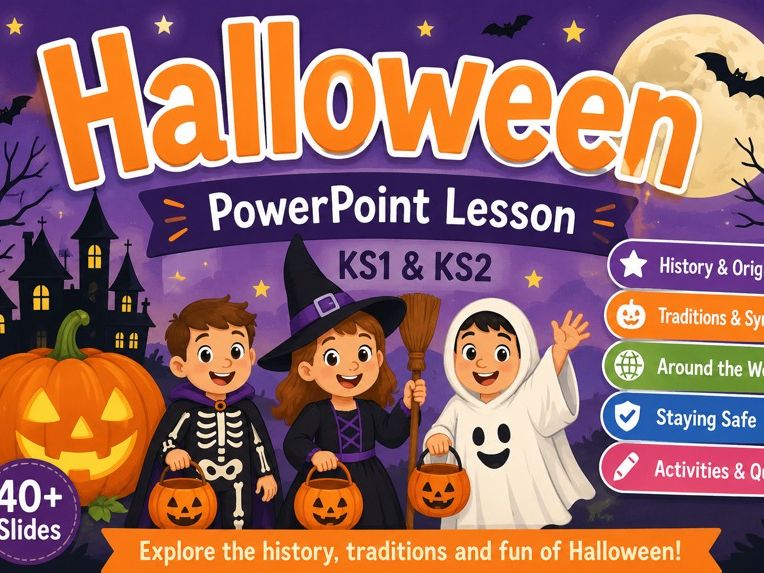 Halloween PowerPoint Lesson | KS1 & KS2
