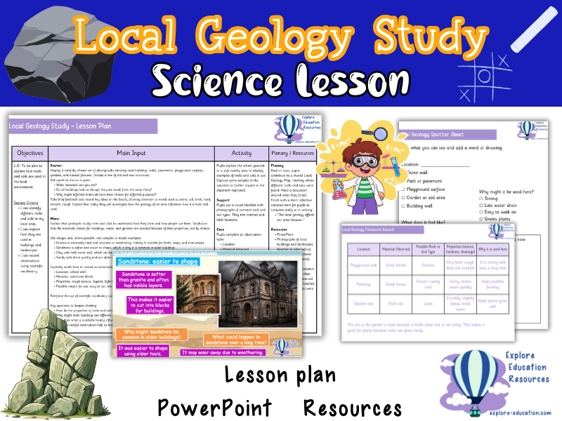 Local Geology Study - KS2 Science Lesson - Outstanding Lesson