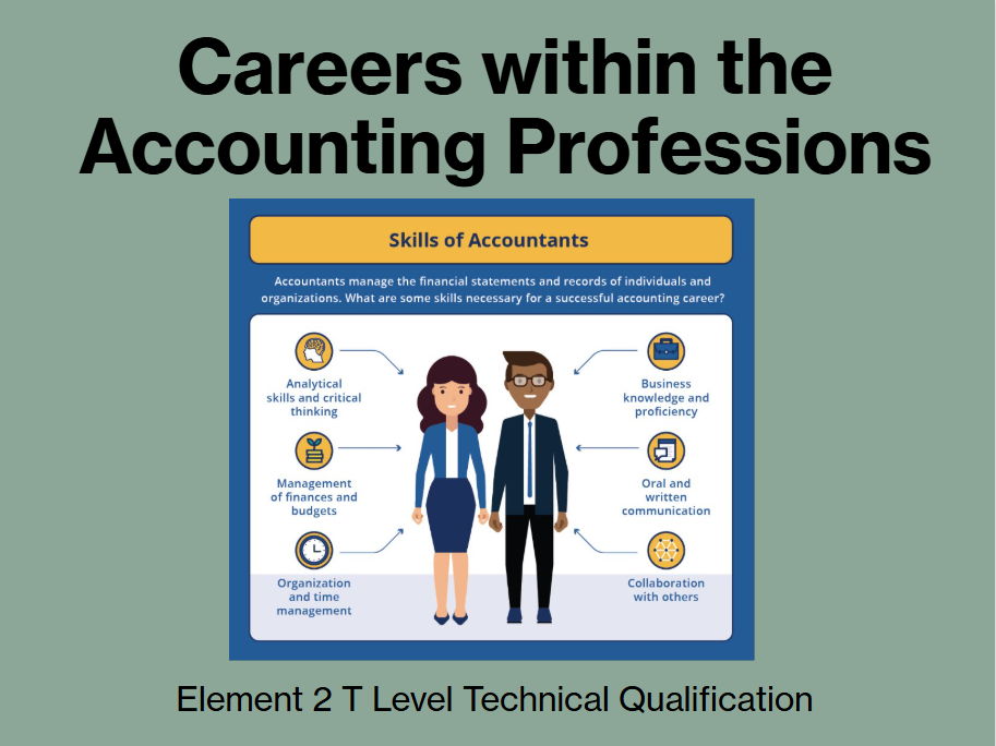 T Level Technical Qualification in Accounting Element 2 Powerpoint and  Workbook