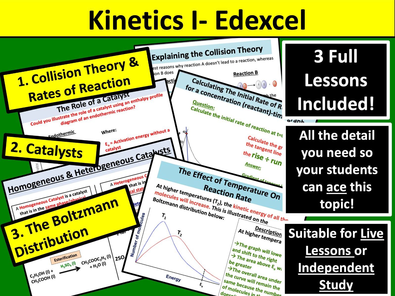 Kinetics I (Edexcel)