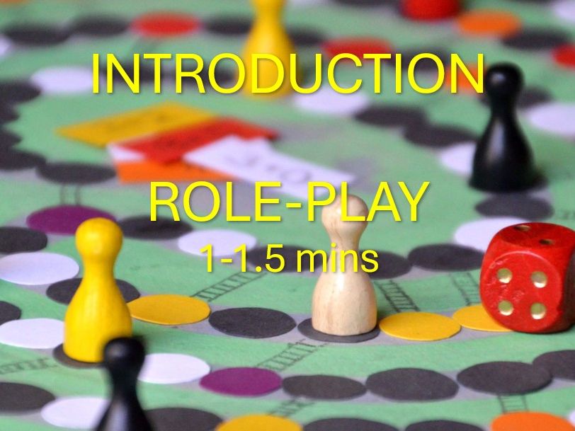 ROLE-PLAY EDEXCEL intro or revision