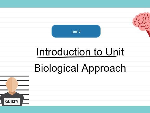 Unit 7: Forensic & Criminal Psychology Resource Pack