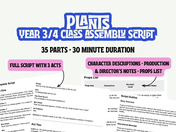 LKS2 Plants Assembly Script
