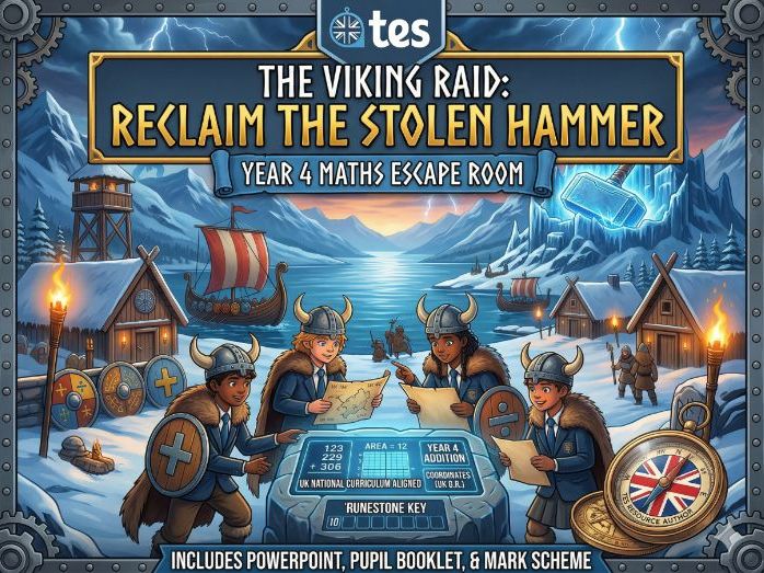 Year 4 Maths Escape Room: The Viking Raid — Reclaim Mjölnir!
