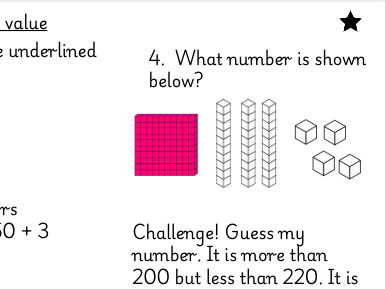 HTU/HTO 3-digit place value worksheet/activity