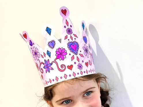 Princess Crown Craft Activity