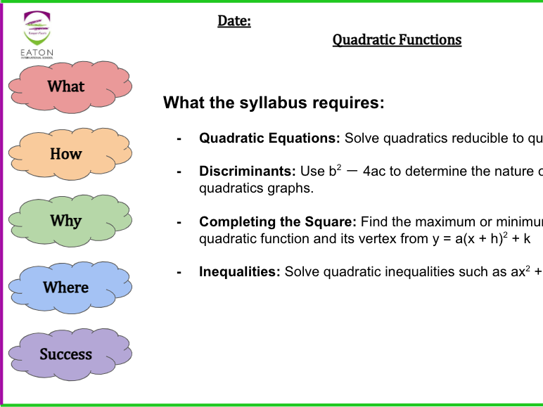 Additional Mathematics - Quadratic and Modulus Functions (Full Chapter)