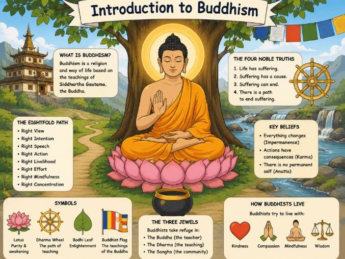 Y7: KS3 CATHOLIC RED: Encounter (World Faith: Dharmic) - L2: Introduction to Buddhism