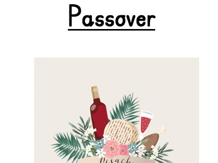 RE - Judaism Passover unit (6 Weeks)