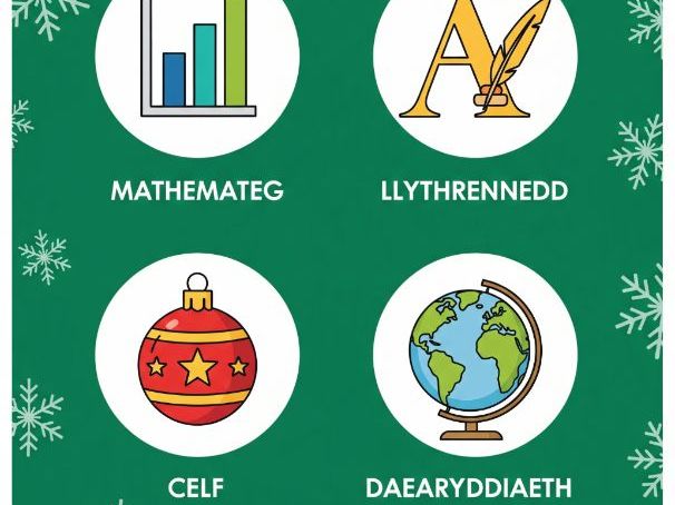 Teitl y Cynnyrch (Product Title): Bwndel Gweithgareddau Nadolig Dim Paratoi (CA2): Mathemateg, Llyth