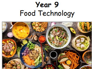Year 9 Food technology booklet