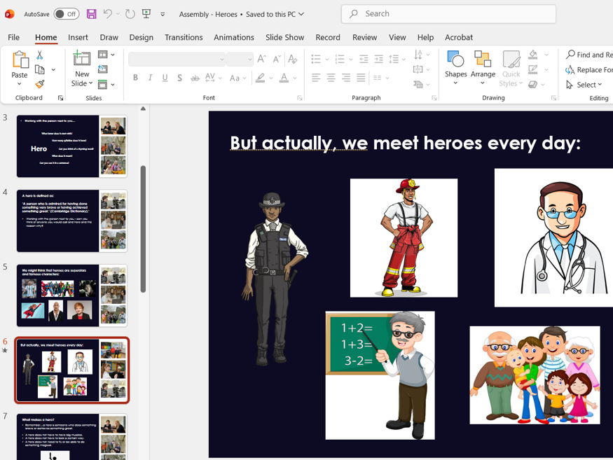 Heroes and Role Models Assembly