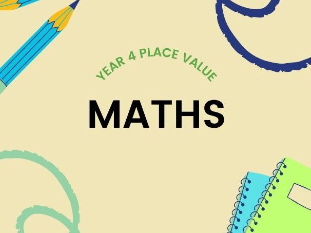 Year 4 Place Value Maths Tasks