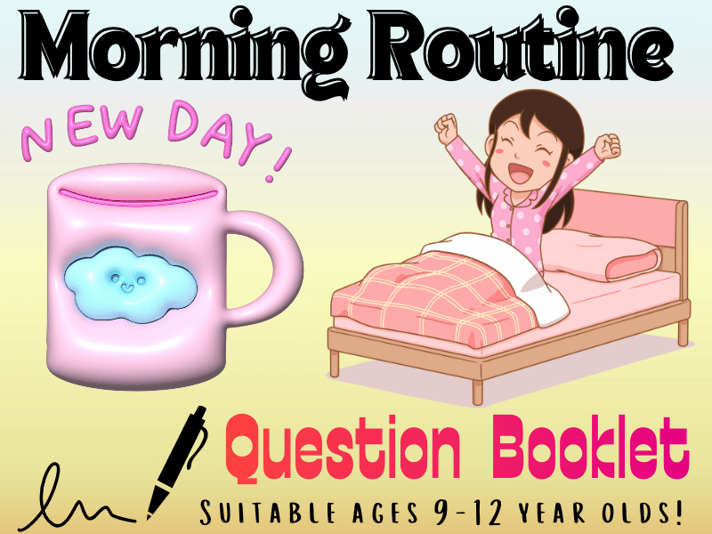 Master Your School Mornings: A Thought-Provoking Morning Routine Question Booklet