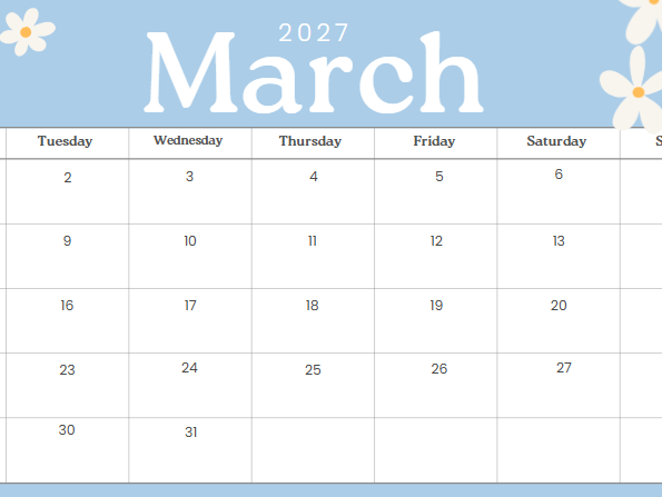 Academic calendar 26-27