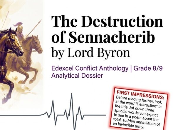The Destruction of Sennacherib by Lord Byron | Edexcel Conflict Poetry Anthology