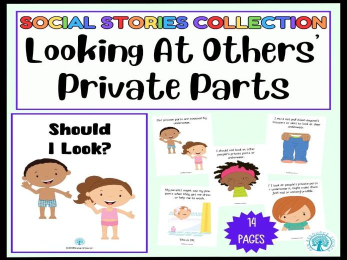 Looking at Others Private Parts Social Story