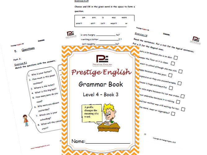 English Grammar Book – Level 4 – Book 3