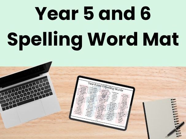 Year 5 and 6 Spelling Word Mat