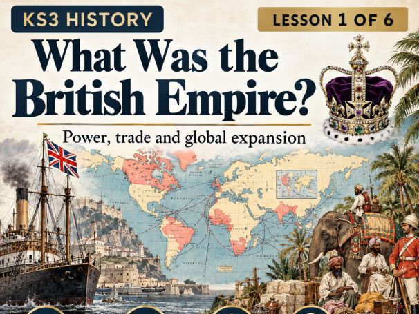 KS3 History | What Was the British Empire? | PowerPoint & Worksheets | Lesson 1