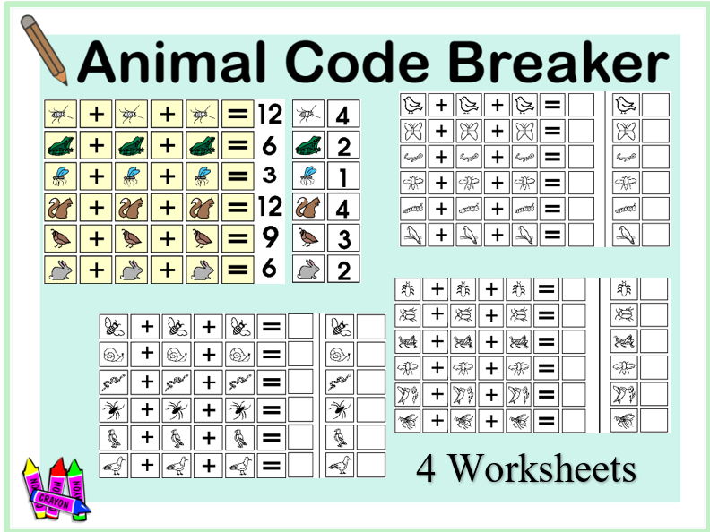 Animal Code Breakers with Symbols