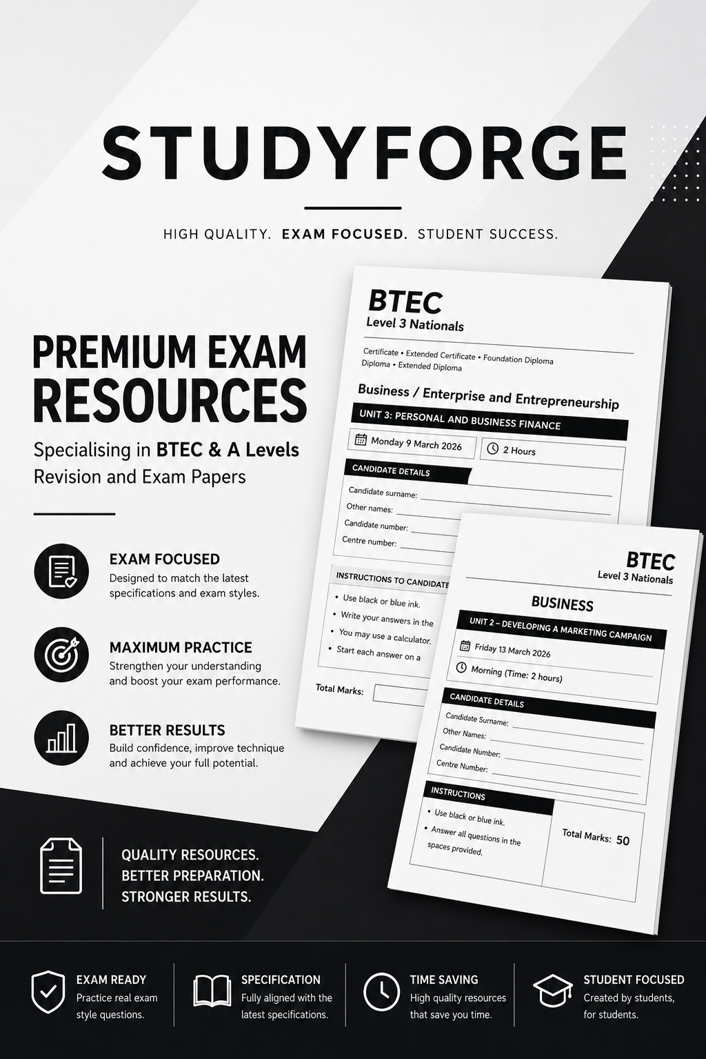BTEC Business Revision Bundle