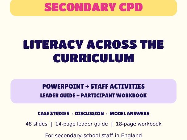 Literacy Across the Curriculum | Secondary CPD