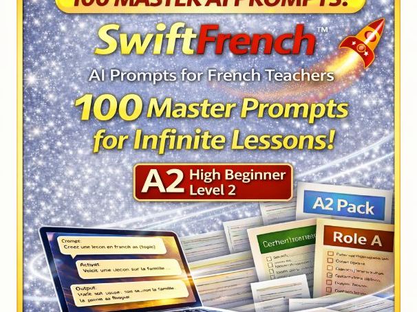 SwiftFrench A2 - 100 AI Lesson Prompts