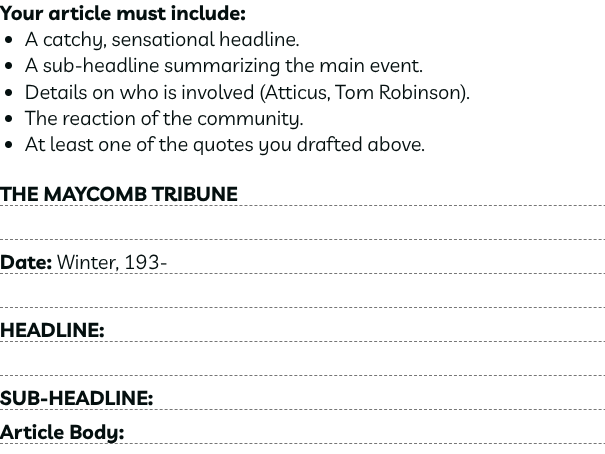 To Kill a Mockingbird - Chapter 9