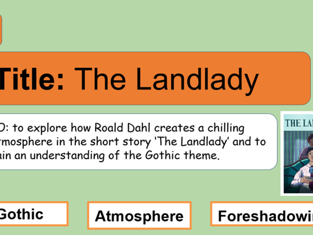 The Landlady set of lessons - KS3 English