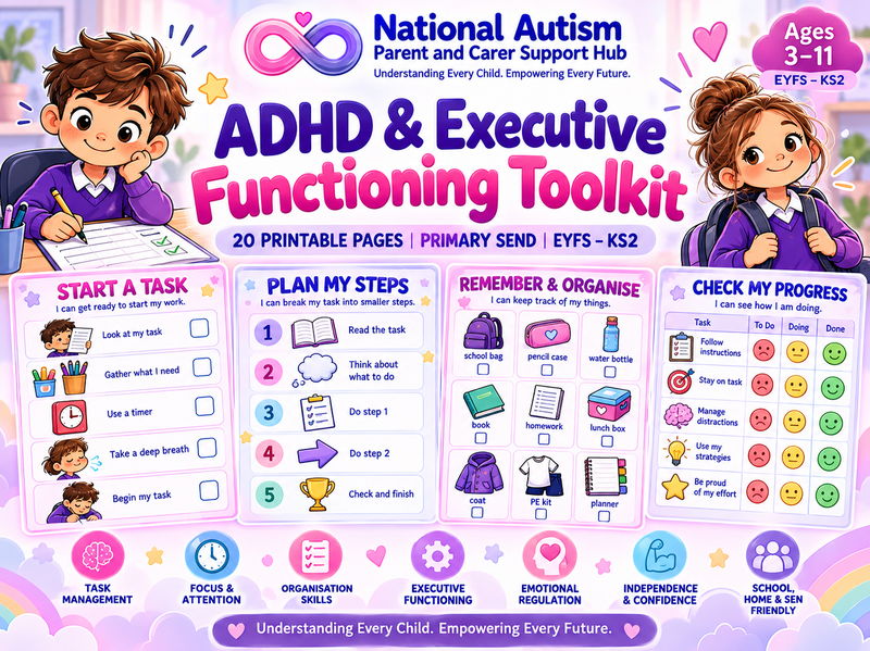 ADHD & Executive Functioning Toolkit EYFS-KS2