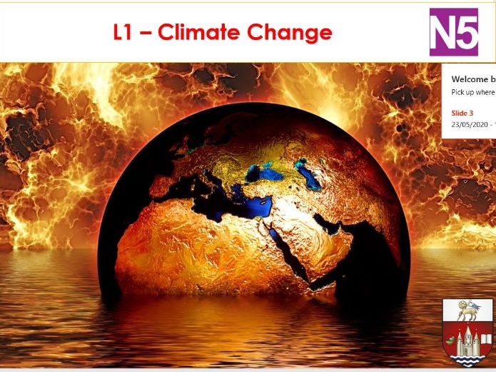 National 5 Climate change: Introduction