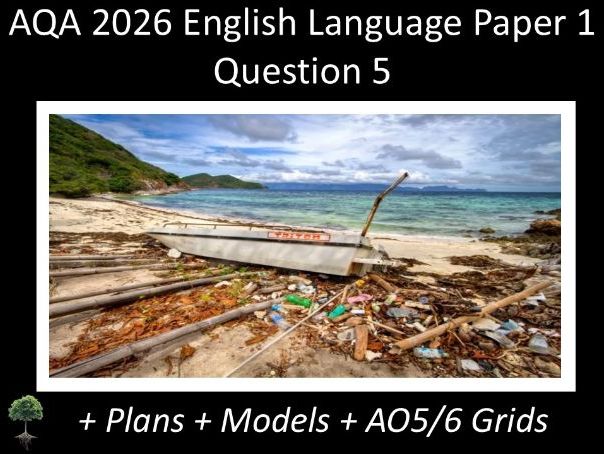 Question 5 - AQA 2026 GCSE English Language Paper 1  | Plans, AO Grids, Models (Hol)