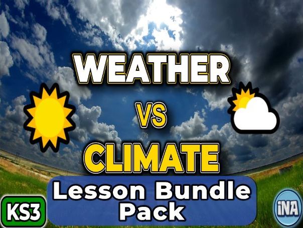 Weather and Climate - Complete KS3 Geography Lesson Pack