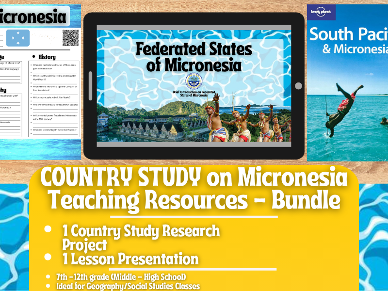 Country Study Teaching Resources - Micronesia - Geography + Social Studies
