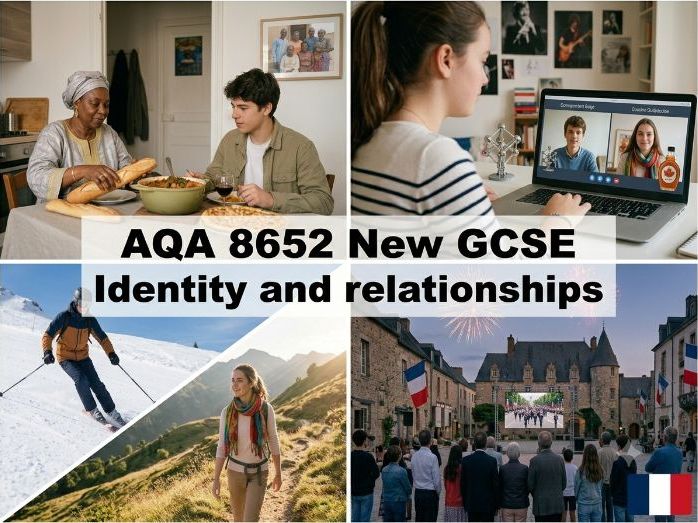 GCSE FRENCH: AQA 8652 New GCSE - Le monde francophone, géographie et fêtes- AQA New SPEC