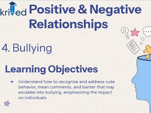 Bullying – Year 8 PSHE Lesson on Respect and Impact