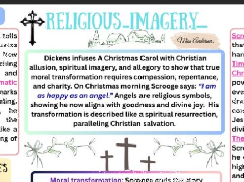 A Christmas Carol Revision Mat Bundle