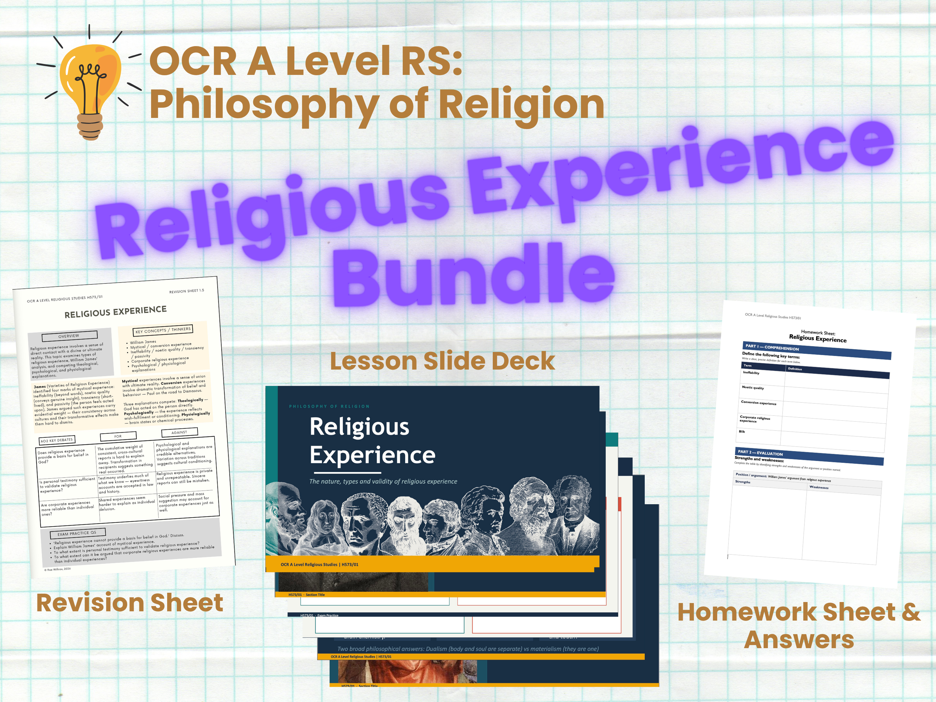 OCR A Level Religious Studies | Philosophy of Religion H573/01 ...