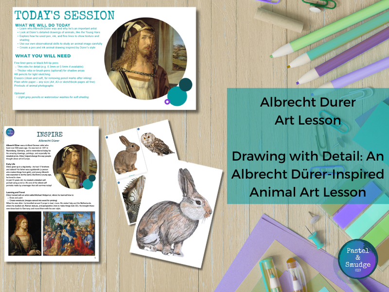 KS2 & KS3 Dürer Observational Animal Drawings