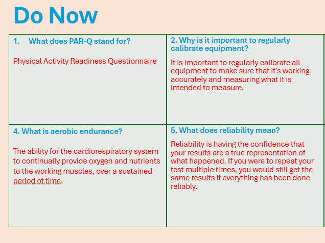 Level 2 BTEC Tech Sport (2022) Complete LOB Lesson Pack
